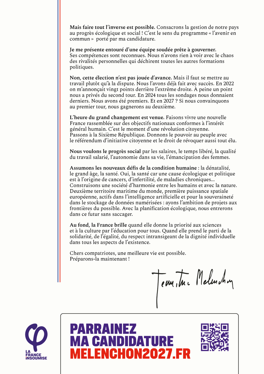 Jean-Luc Mélenchon tweet media