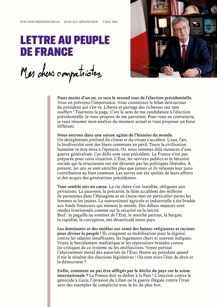 Jean-Luc Mélenchon tweet media