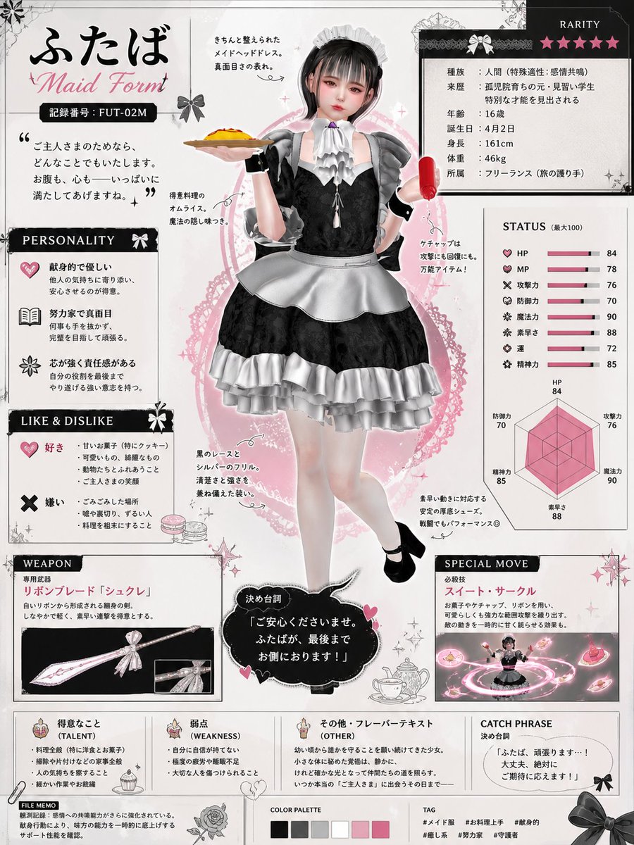 futaba_sprout's tweet photo. メイドフォームにチェンジ https://t.co/oNQEoyjroJ