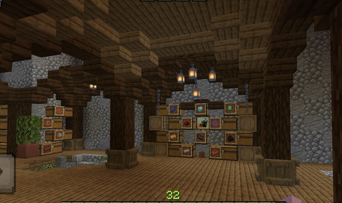 Anje_minecraft's tweet photo. 数週間前の倉庫再開してるよ👍🏻 https://t.co/YdyceNf6qJ