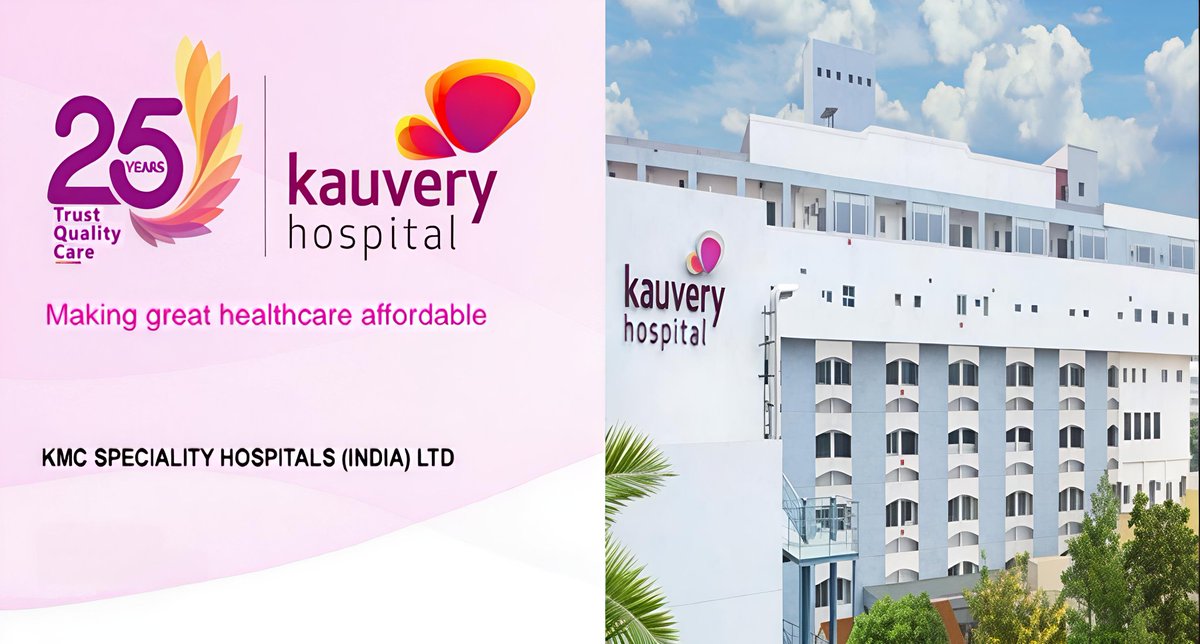 PiyushNaik46777's tweet photo. HEALTH CARE RECOVERY CHAMPION ON FIRE ‼️🔥 

|| KMC SPECIALTY HOSPITAL ||

It is a leading multi-speciality hospital in mostly in South part of India(tamil nadu).
They offerings advance care in cardiac sign, neurology, orthopedics etc with 450 beds &amp; strong operational efficiency https://t.co/Bw4pV3soY5