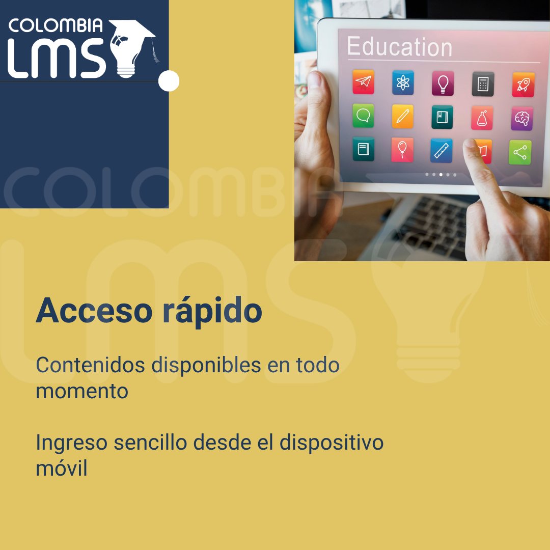 ColombiaLms's tweet image. 📱 Lleva tu e-learning al móvil

🚀 Acceso en cualquier momento
🔄 Sincronización con tu LMS
🌐 Aprende sin límites

💡 Formación flexible y práctica

#Elearning #AppMovil #LMS #EdTech