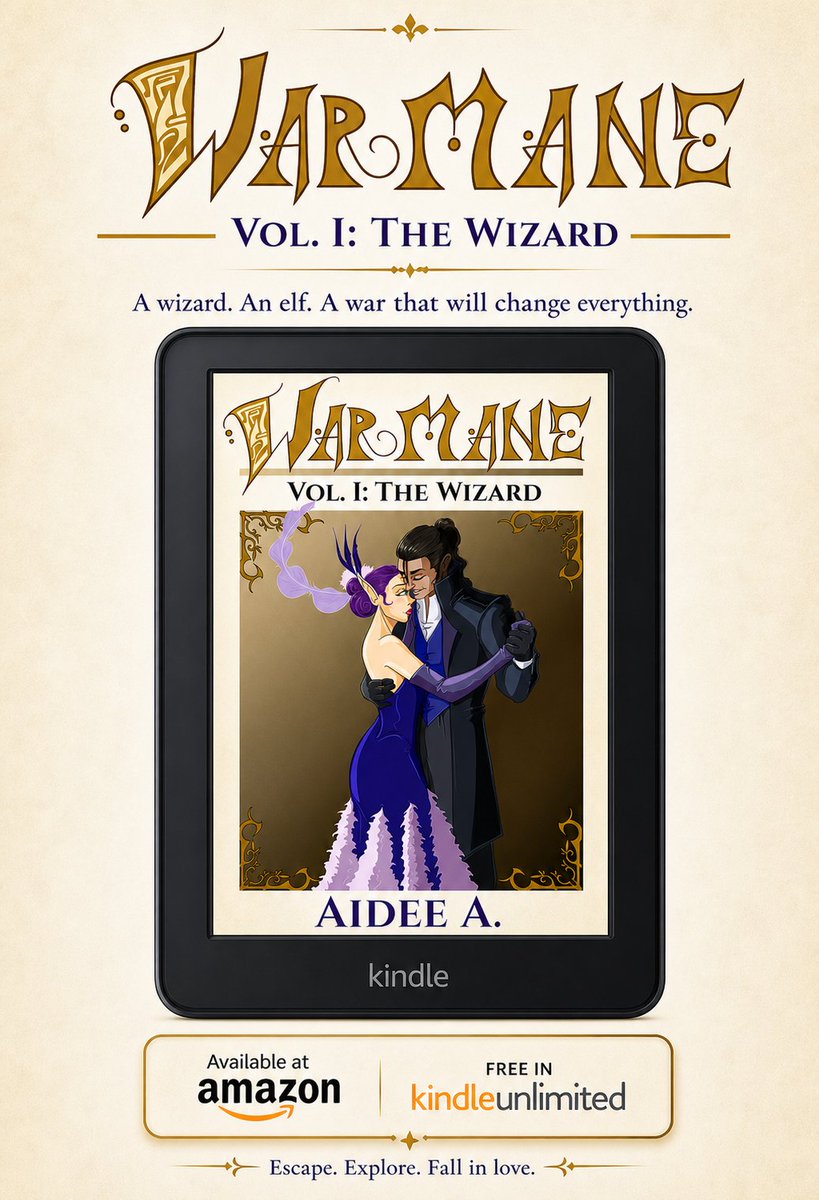 BookBelow's tweet image. A wizard. An elf. A war.

✨ Magic, romance &amp;amp; adventure await
📖 Read now: amazon.com/dp/B0GZ3R26QM

#Fantasy #KindleUnlimited #BookTwitter #IndieAuthor