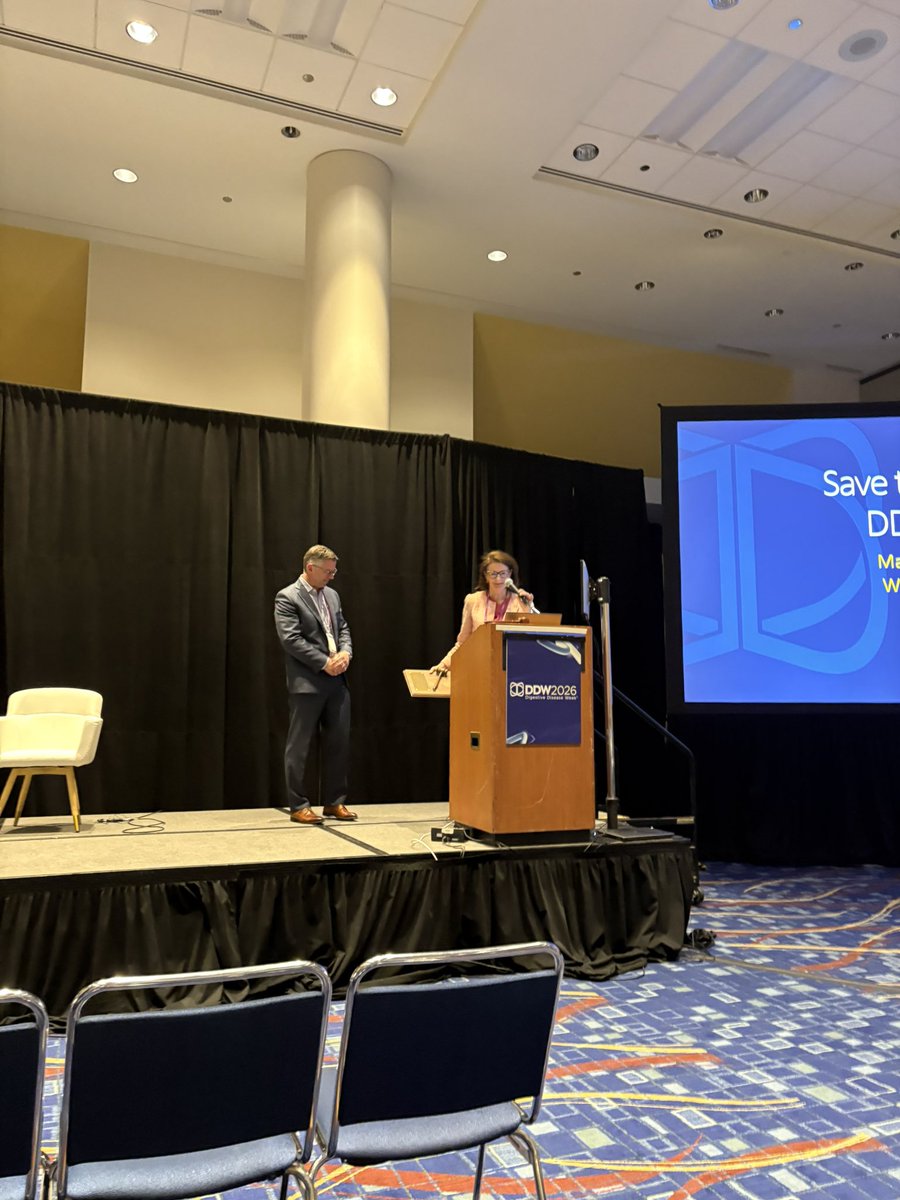 TsengJennifer's tweet photo. Dr @maryhawn becomes President of @SSATNews ! @DDWMeeting #DDW2026 #SSAT2026 https://t.co/46MN8vmdli