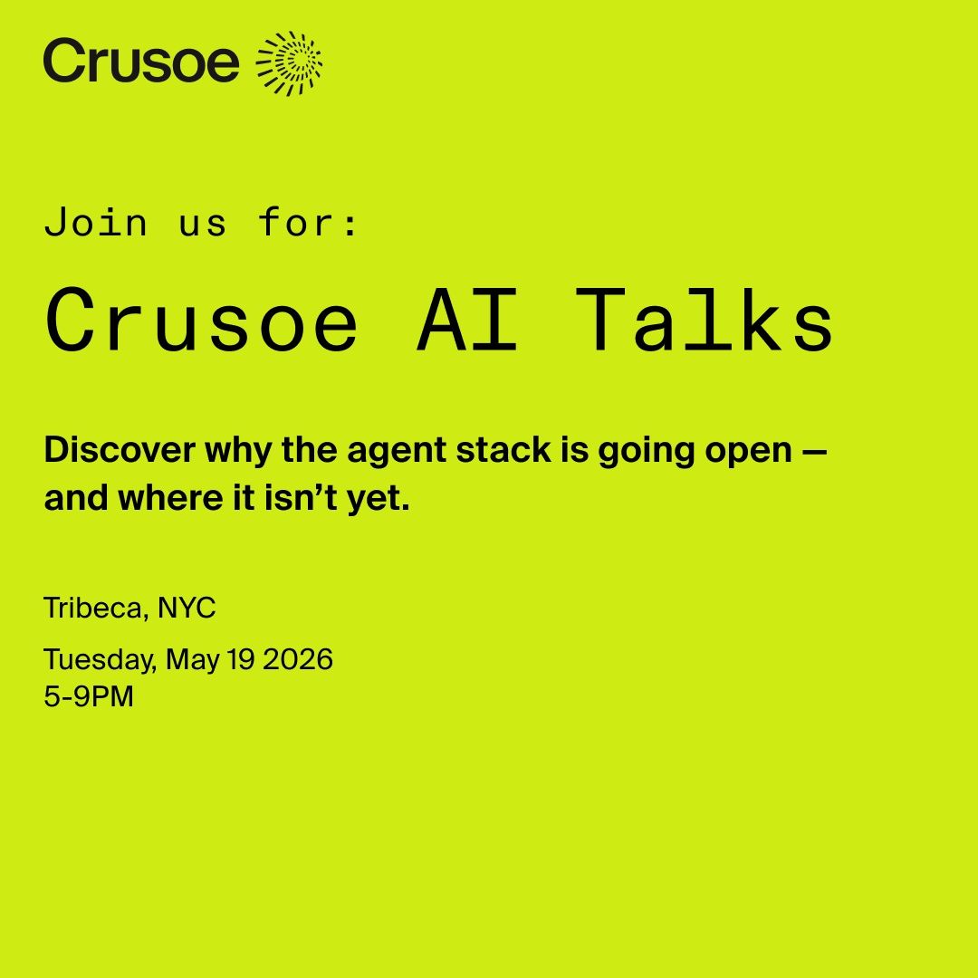 Crusoe For Developers tweet media