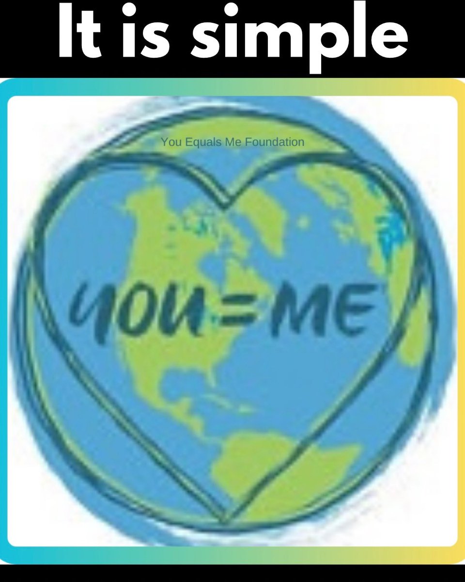 YouEqualsMe's tweet photo. One Planet. One Heart. The rest is noise. You = Me®️💕🌎💕#noise #one #all #youequalsme #youequalsmeetsystore https://t.co/qLym8BggdL