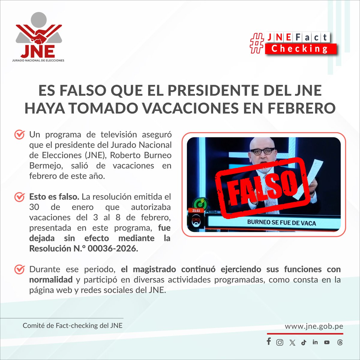 JNE Perú tweet media