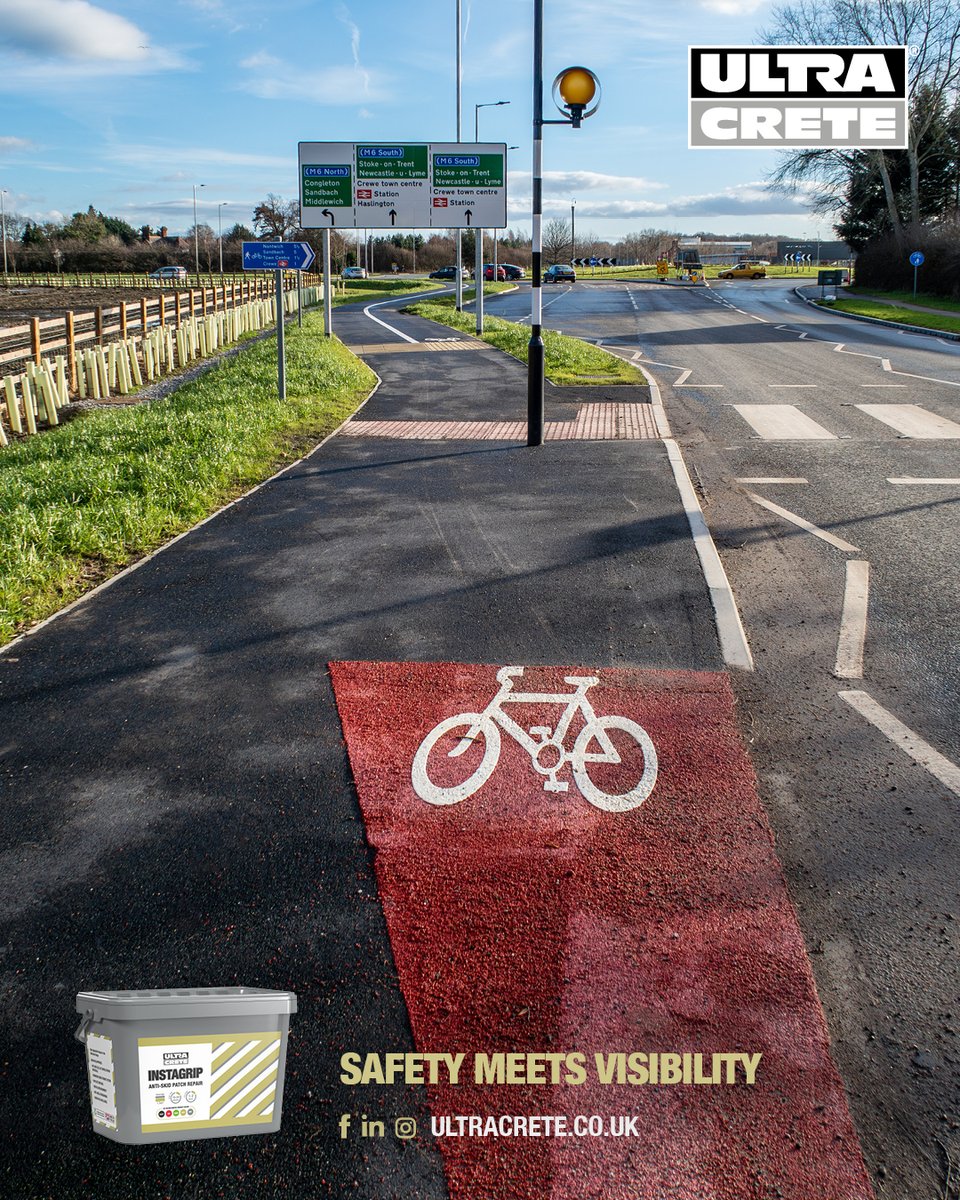 Ultracrete_UK's tweet image. Instagrip Anti-Skid Patch Repair is available in multiple colours including red, green, grey, buff, and black — helping maintain both safety and visual consistency across your network.

Practical performance with a professional finish.

🔎 instarmac.co.uk/products/ultra… 

#UrbanDesign