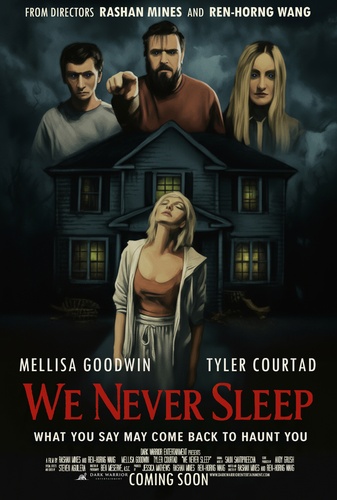 OmnitubeNetwork's tweet image. "We Never Sleep" delves into our anxiety about online privacy AI and digital witch hunts. This modern "Invasion of the Body Snatchers" makes you rethink every click. #WeNeverSleep #Horror #DigitalFear filmthreat.com/reviews/we-nev…
