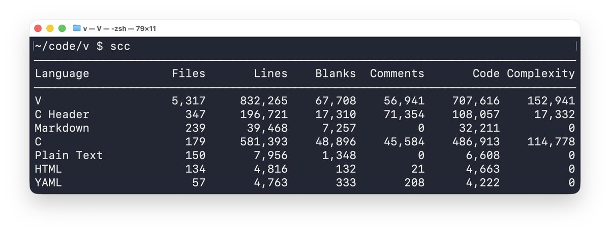 The V Programming Language tweet media