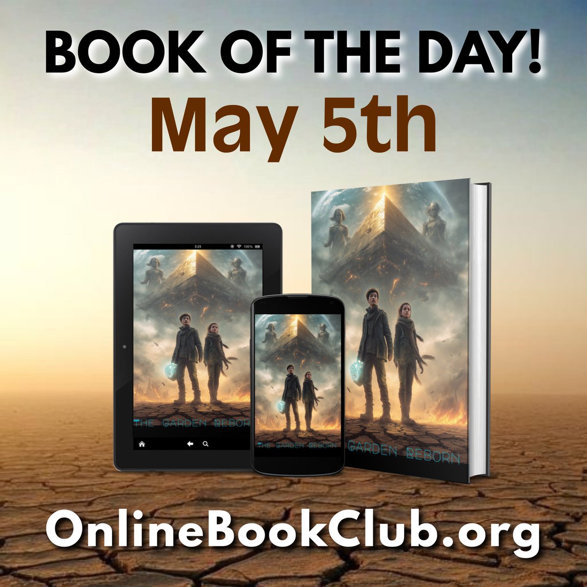 TwBookClub's tweet photo. Book of the Day, May 5th – Sci-Fi/Fantasy, Rated 5 Stars

Temporarily discounted to $2.99 on Kindle! Get your copy below:

https://t.co/2hiWkTv6vl

The Garden Reborn by Dorianne Ashe

Follow the author: @BeagleDorianne