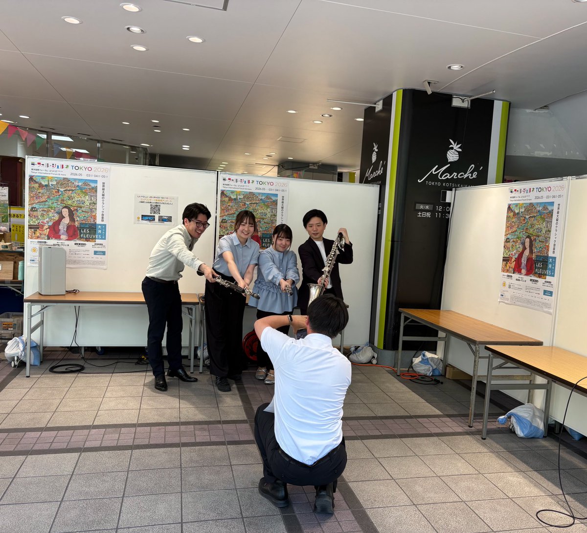 Cla_debussy's tweet photo. ラ・フォル・ジュルネTOKYO 2026 
エリアコンサートに出演させて頂きました✨　
パンケーキ美味しかった🍓

#LFJ2026 #ラフォルジュルネ #lafollejournee https://t.co/SkNqywG61o