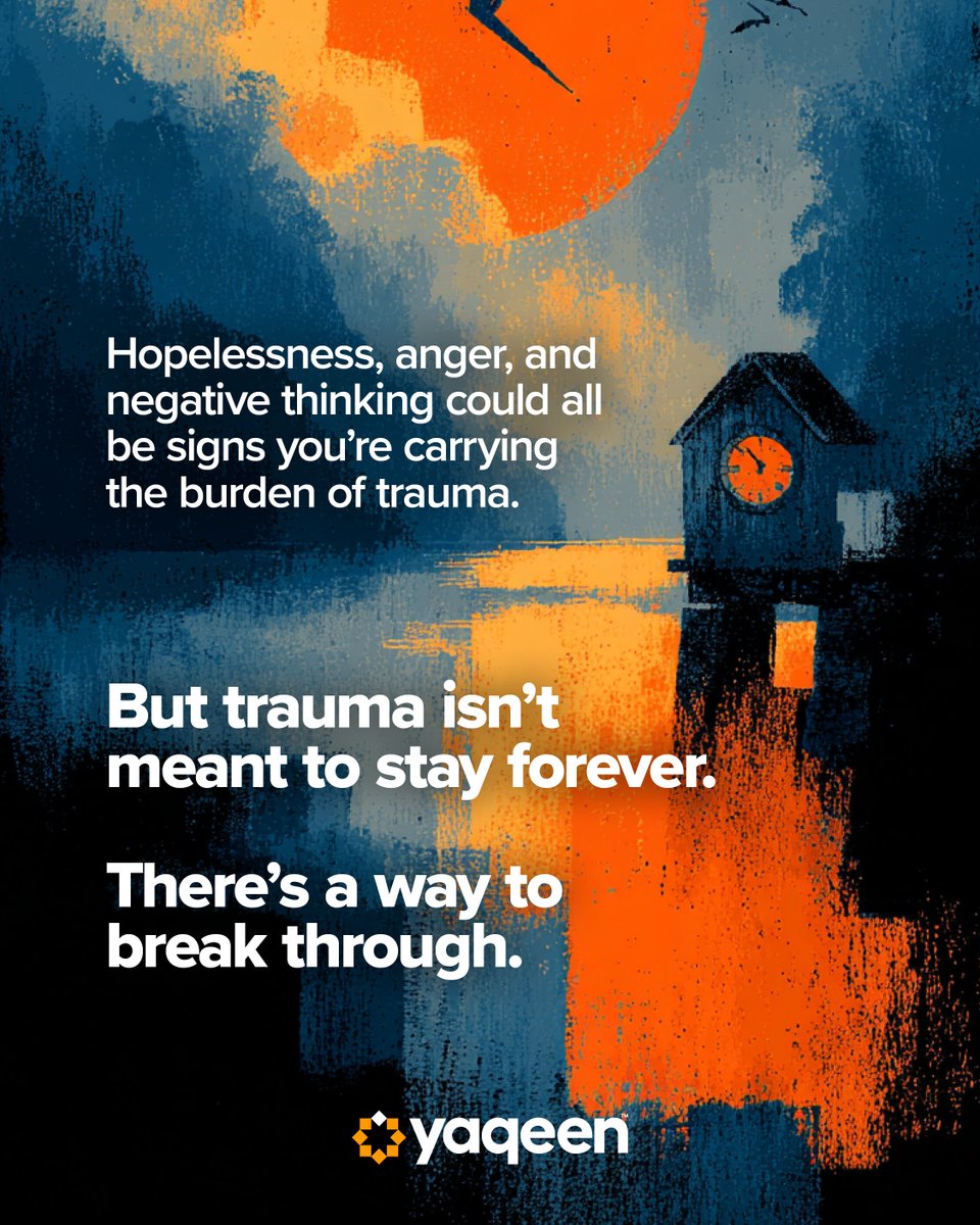 yaqeeninstitute's tweet photo. If these questions sound familiar, they might be telling you something.

Learn how Islam addresses trauma practically and spiritually in “Your Lord Has Not Forsaken You”. Download the free ebook today: https://t.co/6uHfxW4k6k https://t.co/sKdlS1pxuU