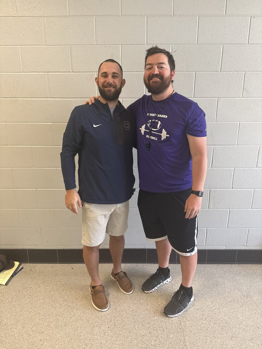 RecruitSCramer's tweet photo. Thanks to @CoachBThomson and @CatawbaFootball for coming by yesterday to talk about our players!

#RecruitTheStorm https://t.co/ik8shr2PFK