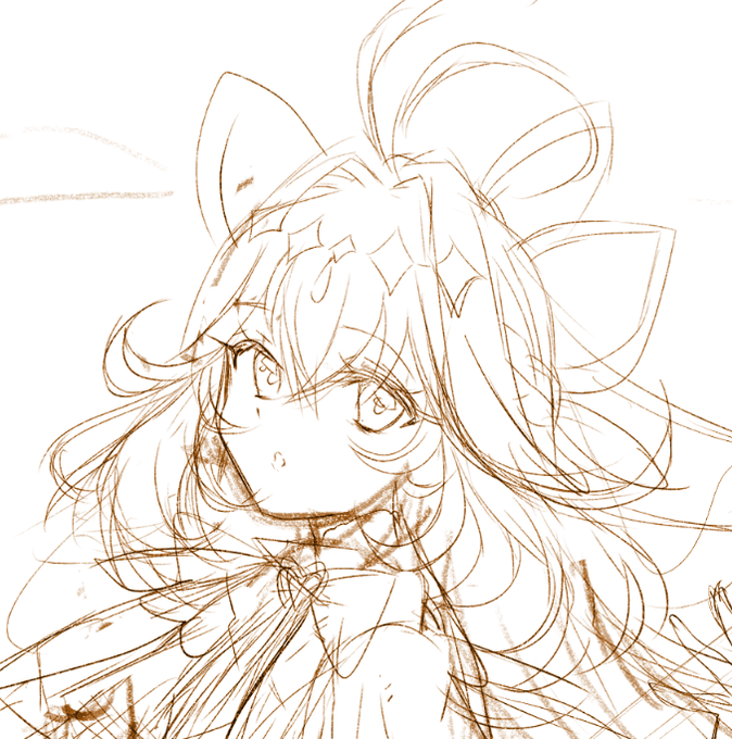 やっと描けた
かわいいよねー 