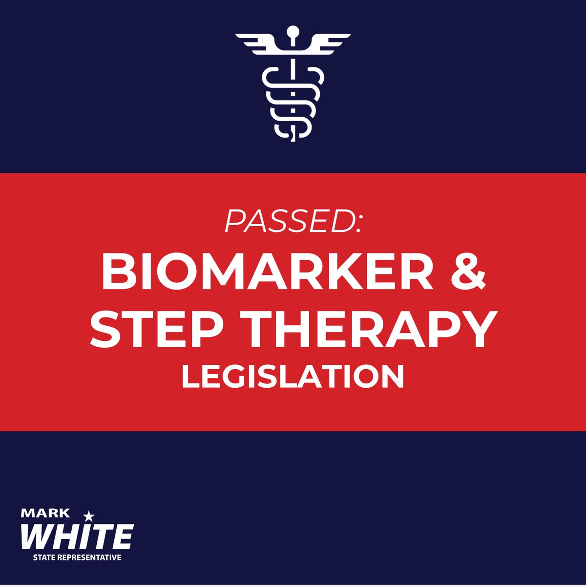 Representative Mark White tweet media