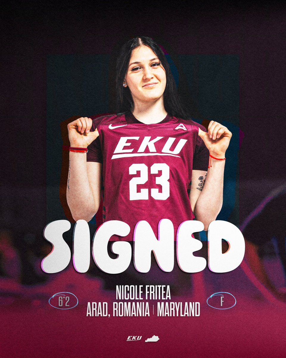 EKUWBB's tweet photo. Our frontcourt is growing 🤯

Nicole Fritea is headed to Richmond!

#GoBigE https://t.co/PSUyveOB6q