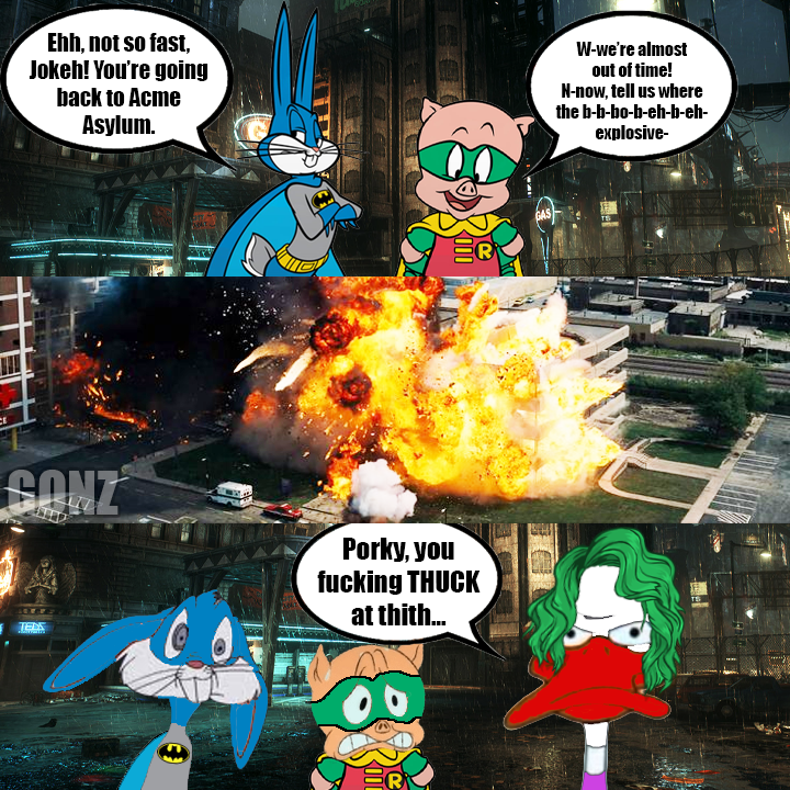 TGonzfam's tweet image. Remember, if you see something, say something (just please get to the point)
Inspired by absolutenutcase162

#meme #comic #funny #viral #looneytunes #batman