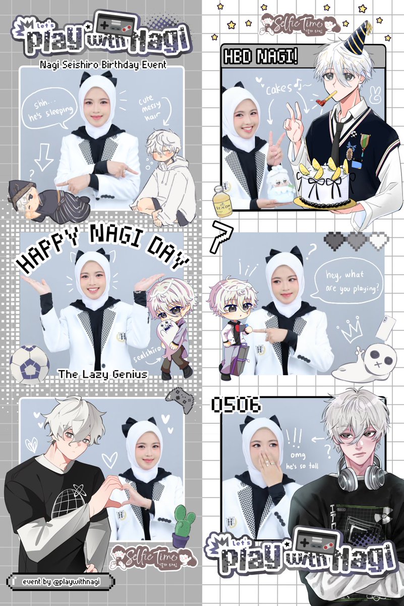 Happy birthday Nagi Seishiro🤍
#playwithnagi
#凪誠士郎誕生祭2026
#凪誠士郎生誕祭2026
Thank you for the frame🥹🤍 <a href="/playwithnagi/">Nagi Seishiro Birthday Event</a>