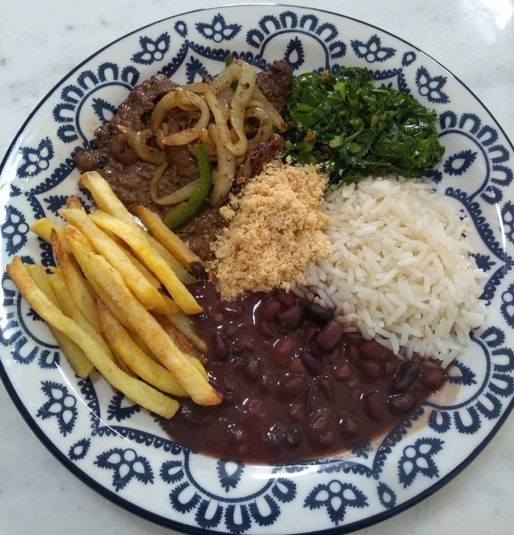 Qual a comida preferida de vocês? 

A minha é o básico: bife acebolado, arroz, feijão, batata (pode ser purê) e uma salada (qualquer uma).