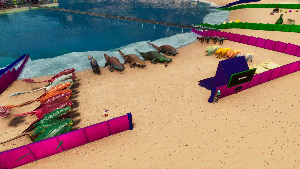 Lemuria_Island's tweet photo. We are so back! Six open stalls at our most recent market! Find anything good survivor?
https://t.co/Ik8lGfuEP9
#ark 
#gaming 
#dinosaur 
#cluster 
#videogame https://t.co/WF68tlhaoL