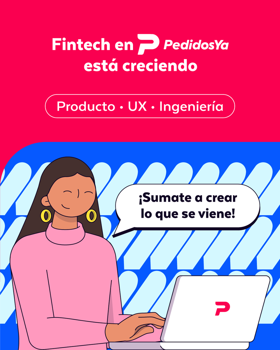 PeYaTech's tweet photo. Fintech en PedidosYa es core del ecosistema 🚀
Buscamos perfiles de Producto, UX e Ingeniería para construir soluciones que impactan a millones.
Equipos multidisciplinarios, problemas reales y mucho por hacer.
👉 Conocé las búsquedas acá: https://t.co/LcvVtOXwYa https://t.co/fyd1MZnr9J