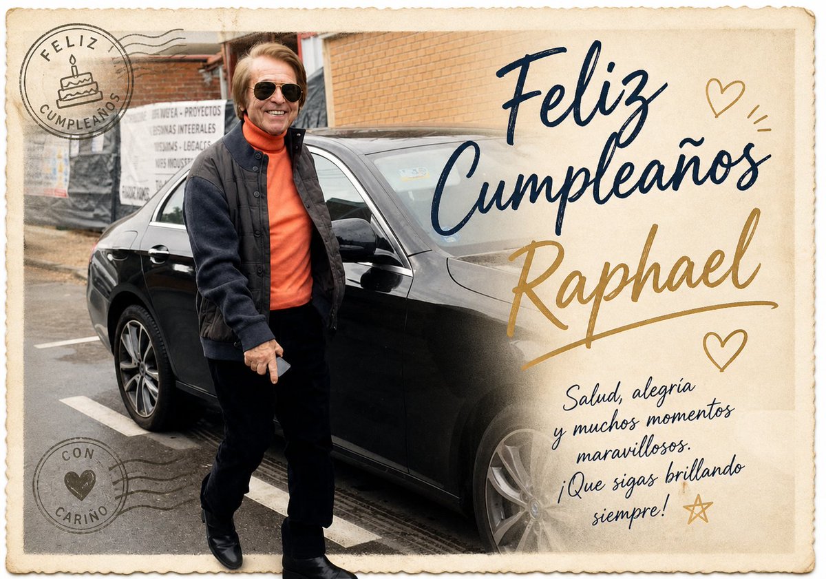 nibiarap's tweet photo. @RAPHAELartista
#FelizCumpleRaphael https://t.co/ctodjMURHz