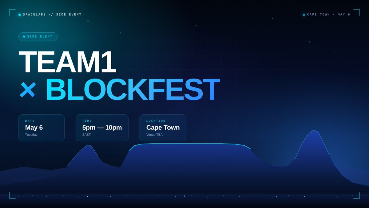 SpaceMworld's tweet photo. We’ll attend the Avalanche Mixer side event in Cape Town at 17:00 tomorrow, organized by the @AvaxTeam1. 🔺

If you’ll be there too, drop a comment or send us a DM, we’d love to connect. https://t.co/CLRchsMN15