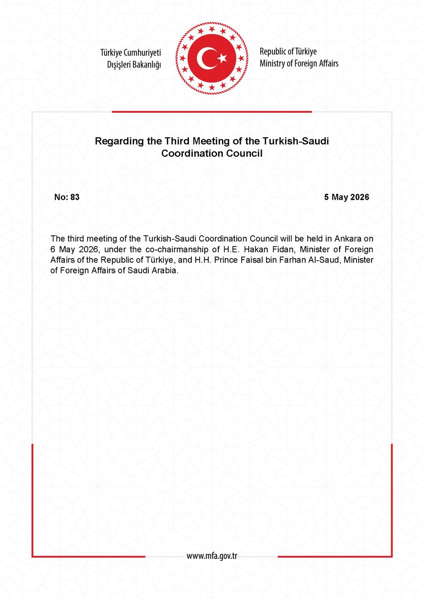 Turkish MFA tweet media