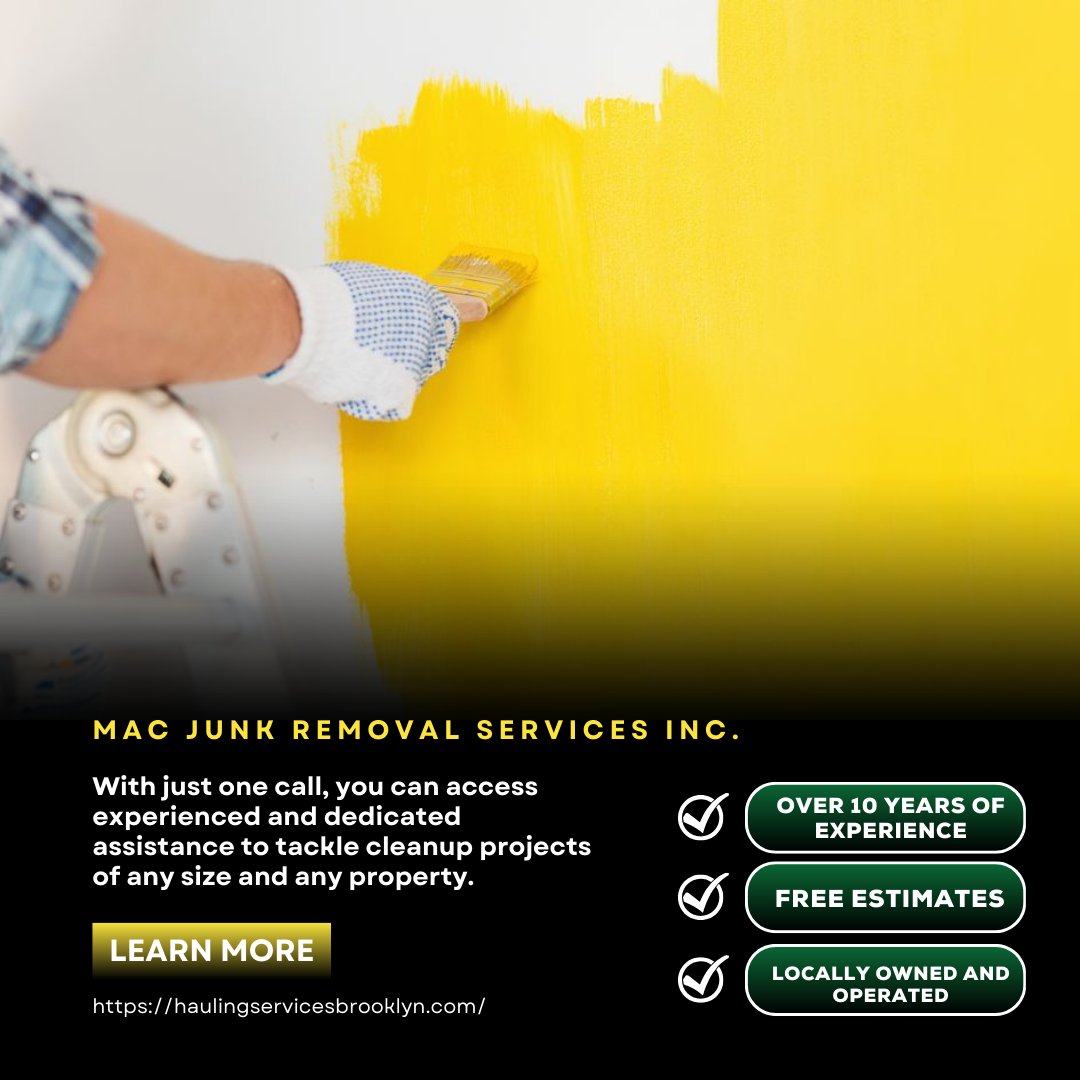macjunkremoval's tweet photo. Fresh paint can completely refresh your home. Our painting services bring color and life to your walls. Connect with us to create your dream look today! #PaintingServices
https://t.co/aqoBl6EMHC https://t.co/tehIMRaFWm