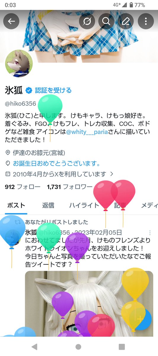 氷狐 tweet media
