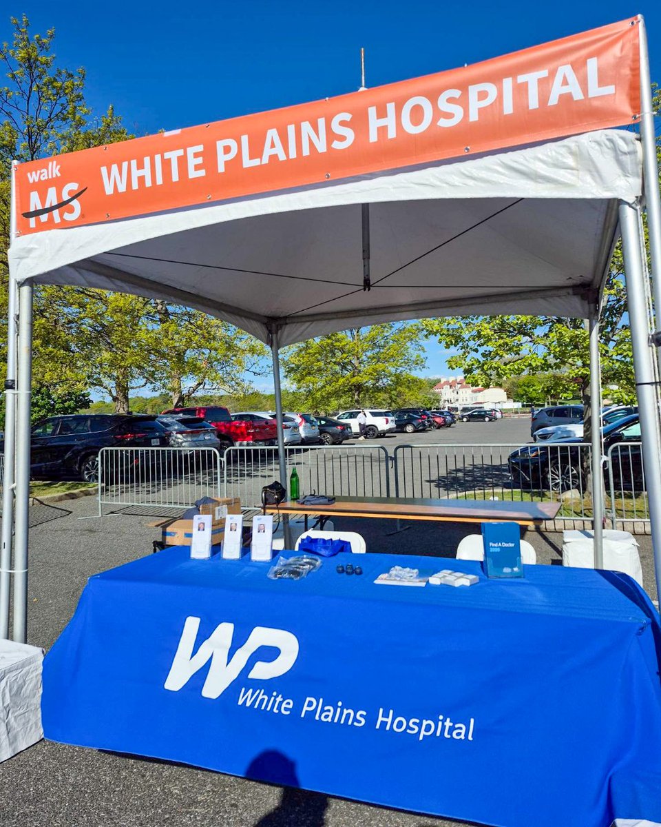 WPHospital's tweet photo. This past weekend, White Plains Hospital took part in Walk MS, supporting those affected by multiple sclerosis. We were honored to walk alongside Drs. Ute Traugott, Mark Tullman, Samantha Epstein, and Claudiu Diaconu. Thank you to all who made it impactful. 

#WPHProud https://t.co/c4cYHghtcK