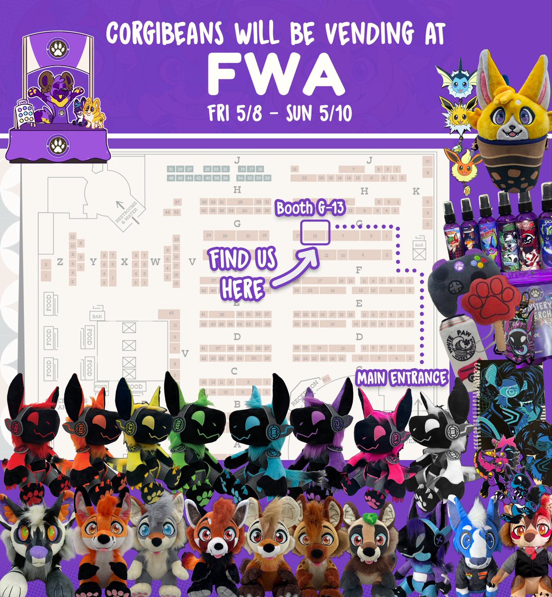 CorgiBeans 🔜 Furlandia 2026 Dealer tweet media