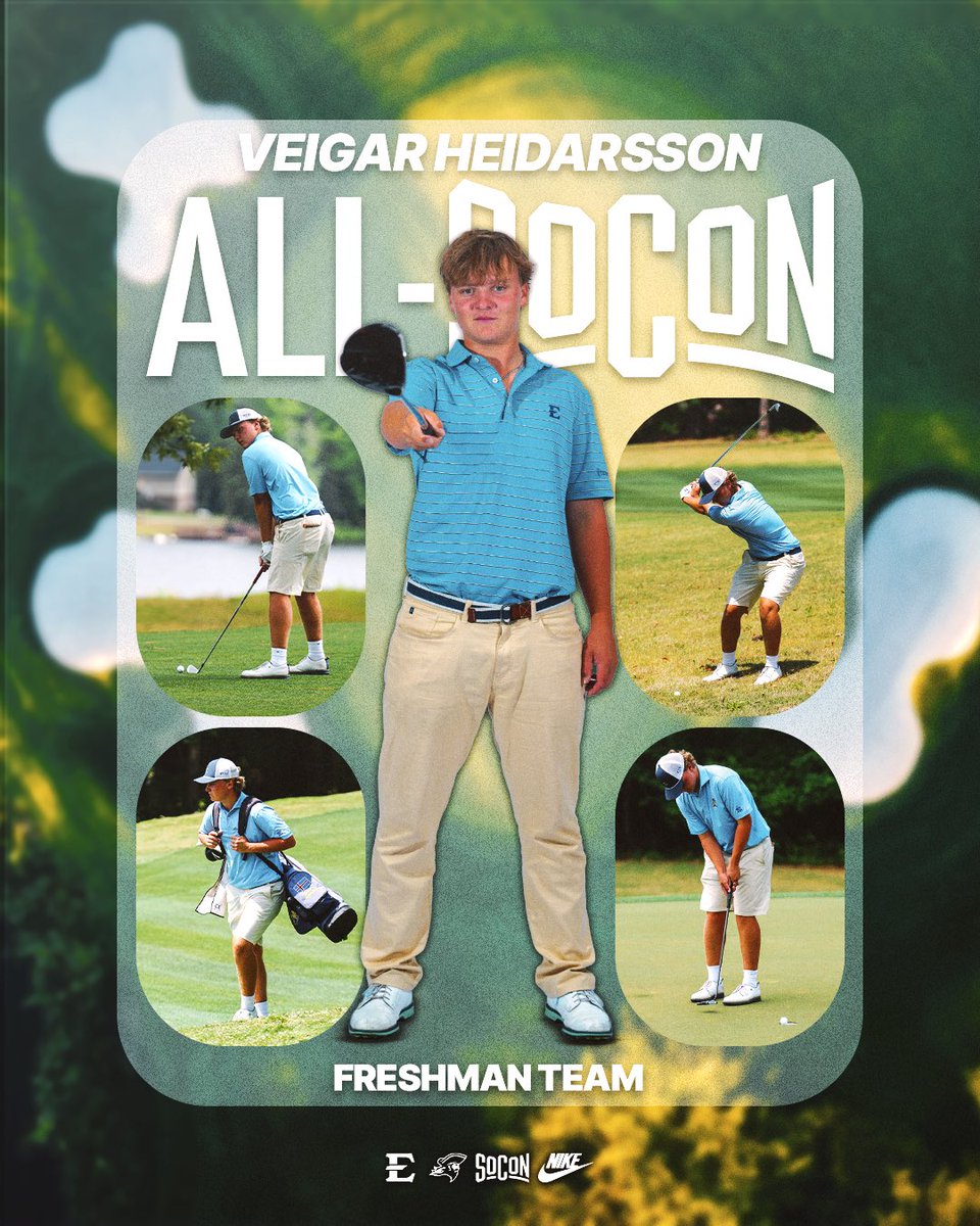 ETSU_MGolf's tweet photo. Veigar Heidarsson ➡️ SoCon All-Freshman Team 👏

#GoBucs https://t.co/B4aHge52cj
