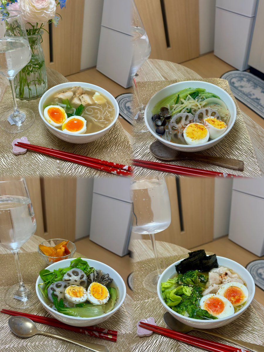 森香澄ちゃんのお食事日記、以前はThreadsに毎日投稿されていて、とても参考にしていました！✨💖

ストーリーに載せられていた白滝スープパスタも美味しそう！白滝本当にラーメンに化せると思ってるので、満腹感も増すし美味しいしオススメです！

⬇️私の白滝ラーメン推しトッピング例🍜