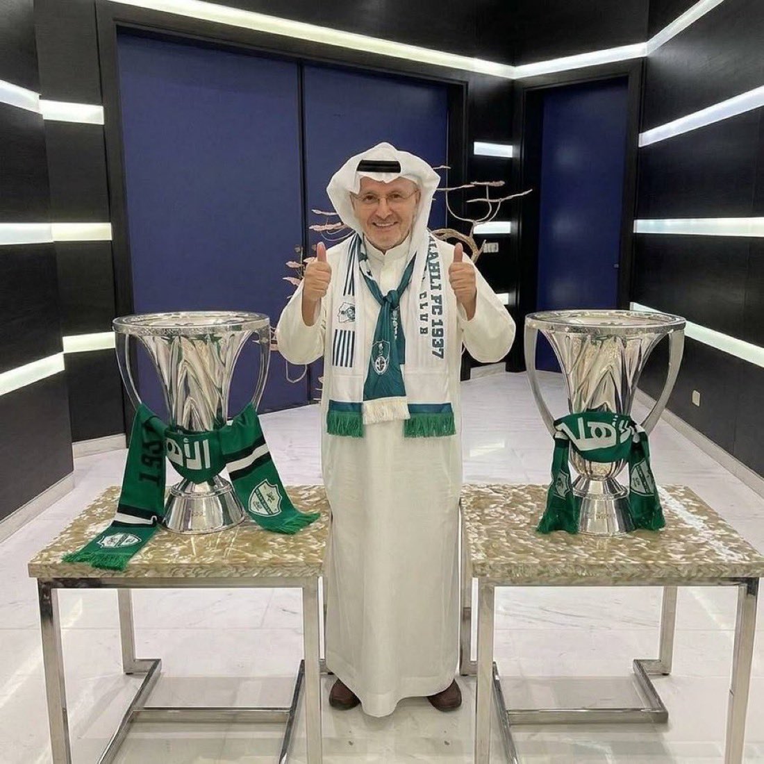 ABAADI2015's tweet photo. الله يسعده ، دوم طلته تسعد كل اهلاوي 💚 https://t.co/VWlvykSByE