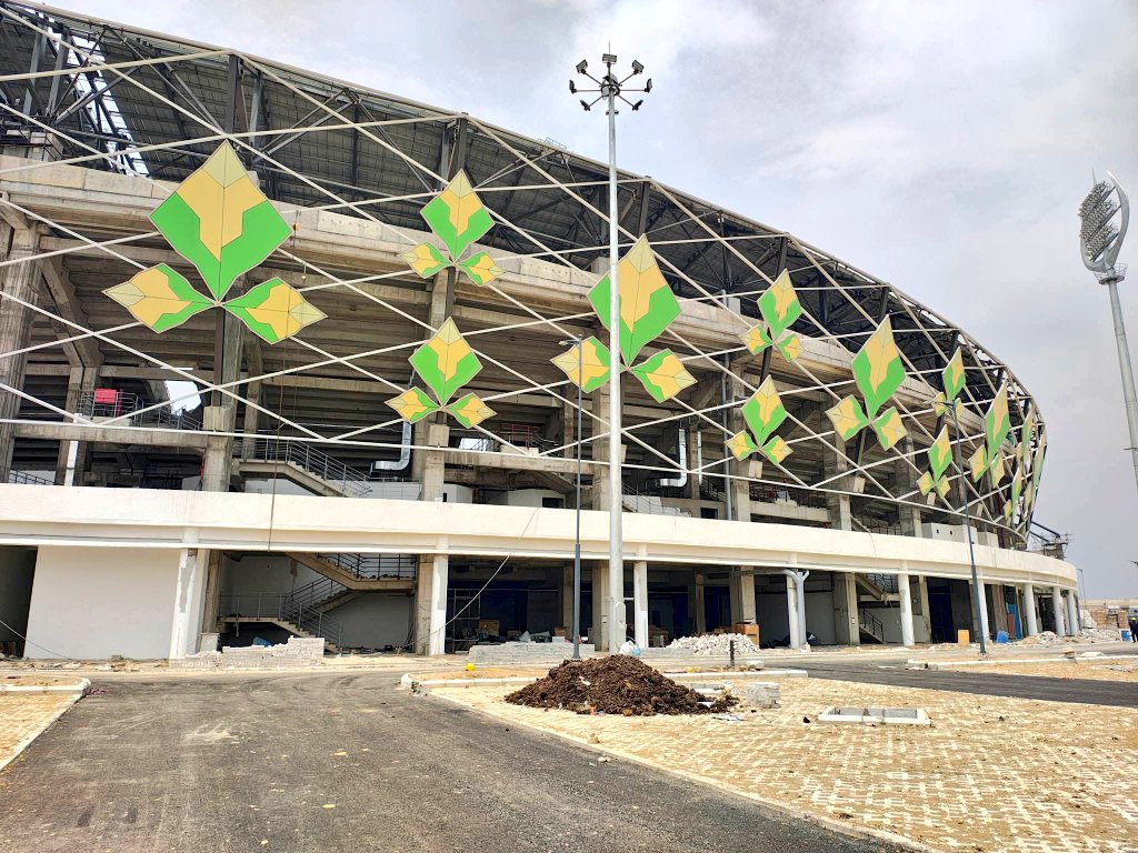 lucknow_index's tweet photo. Varanasi International Cricket Stadium 🏟️ 🔥 

Approaching fast towards its completion. 

Sure shot, it will be one of the most beautiful Stadiums in India. https://t.co/zuCiDaFP0A
