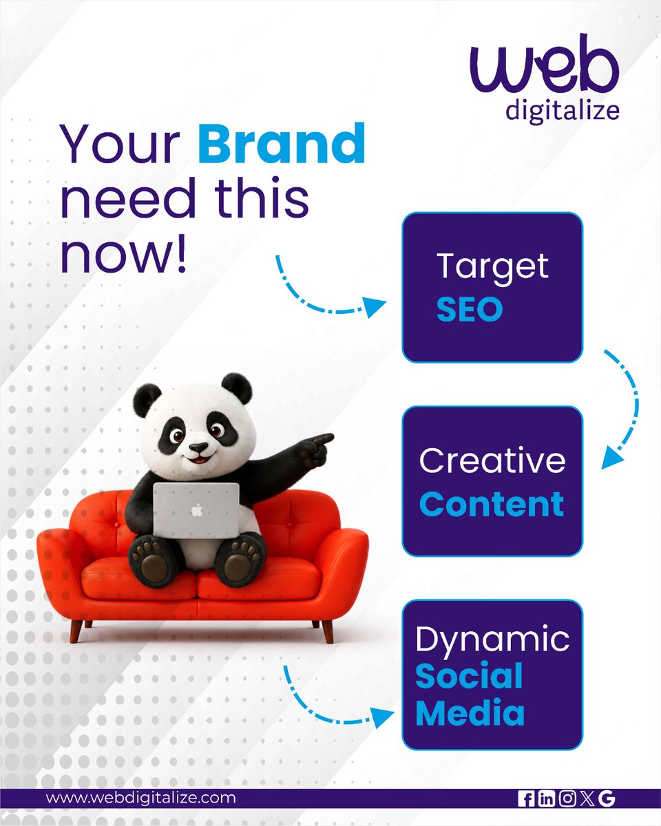 WebDigitalize's tweet photo. Your brand deserves more than just visibility — it deserves impact 🚀
From SEO to social media, we help you grow smarter, faster, better.
👉 Connect with us: https://t.co/BgLCjw3mgF
#WebDigitalize #DigitalMarketing #SEOIndia #ContentMarketing #SocialMediaStrategy #GrowYourBrand https://t.co/6Pf1BJGVbt
