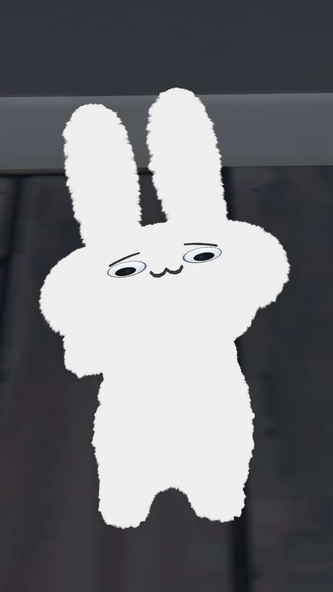 すやすやしていない すやすやうさぎ