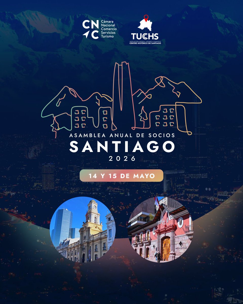 CamaraNacional's tweet photo. En mayo, la CNC abre las puertas de su casa en Santiago para celebrar la Asamblea Anual 2026. El Palacio Bruna será el punto de encuentro donde el comercio, los servicios y el turismo se reunirán en torno a los desafíos y oportunidades del sector. https://t.co/52DM52yXYn