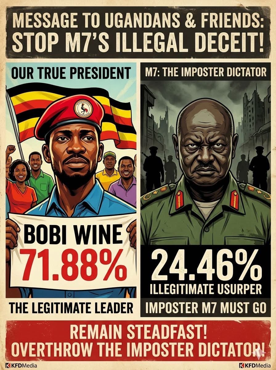 BOSTON NEWS UPDATES USA! 🚨 #EXPOSED: TO THE WORLD AND UGANDA: M7 IS AN IMPOSTER. PRESIDENT KYAGULANYI AKA BOBI WINE IS OUR LEGITIMATE LEADER! 🇺🇬MORE 🔥 UGANDANS PLEASE WAKE UP AND WE DEMAND OUR  VICTORY THEY CALL IT # ARTICLE 29 MUSEVENI MUST GO KUUNGA UGANDA KUUNGA PSALMS 23:4