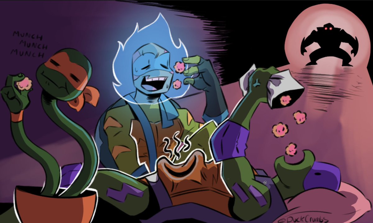Duck_Crumbs's tweet photo. Good Eats Magma Jam! #duckcrumbsart #rottmntart #magmaart https://t.co/SEh3L7N2EE