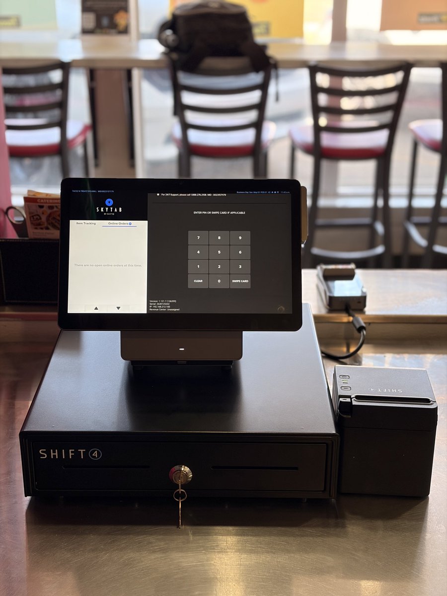 AMohammedShift4's tweet photo. Sweet meets savoury in Sylvan Lake 🌮🍦  

Tacoz N Treatz at Sylvan Lake is now powered by @SkyTabPOS from @Shift4 — serving up bold tacos and cool ice cream with faster, smoother checkouts.  

From spicy bites to sweet treats, it’s the perfect combo by the lake. https://t.co/nhO0T3ohIu