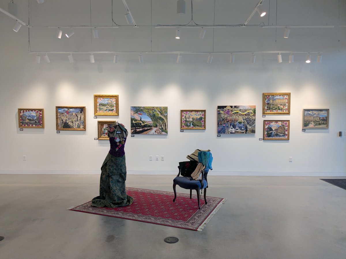 PaulineLim7's tweet photo. I just hung my art show at Triangle Coffee Bar this morning!  It's up May-July, 100 Chestnut St., Somerville (East Somerville T stop).  Opening reception will be May 30, details to come!  They only open M-F, 8-4, because it's for the workers. https://t.co/JgcMTUe5Ip