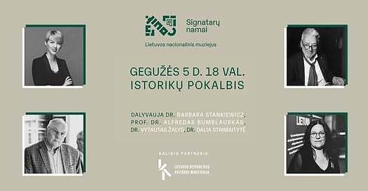Może ktos jeszcze zdąży do Wilna

Z opisu organizatorów:
O godz. 18:00 w Domu Sygnatariuszy odbędzie się wydarzenie „Rozmowa historyków. Józef Mackiewicz, Barbara Toporska, Stasys Lozoraitis, Vincenta Lozoraitienė. Listy”, w którym wezmą udział: dr Barbara Stankiewicz, prof. dr
