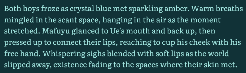 Britt~ (writing MafuYama) tweet media