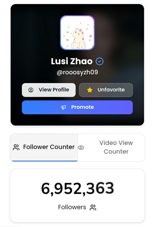 araaraftr's tweet image. Update (5 May)
💜+1K new followers (+1,073)
💜About 47K more... to 7M🥰

#ZhaoLusi #赵露思 #조로사 #RosyZhao
