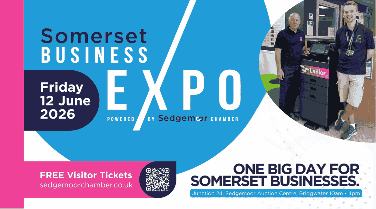 Lanier_SW's tweet photo. We will be exhibiting at the 𝗦𝗼𝗺𝗲𝗿𝘀𝗲𝘁 𝗕𝘂𝘀𝗶𝗻𝗲𝘀𝘀𝗲𝘀 𝗘𝘅𝗵𝗶𝗯𝗶𝘁𝗶𝗼𝗻 on 12th June.

Visit our stand to discover how our print and AI voice solutions can help businesses improve efficiency. 

Join us at the Expo: https://t.co/8YokeFa7dw

#SomersetBusinessExpo https://t.co/NF655dELoi