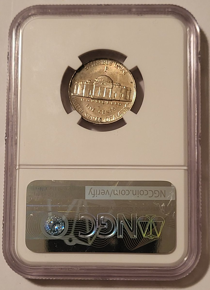 TNumismatics's tweet photo. **Coin of the Day**
1942 P Jefferson Silver Nickel PF66 NGC Toning Low Proof Mintage
Always FREE Domestic Shipping! https://t.co/lKDVZ4N3Lc
#coins #coincollecting #NGC #ngccoins #ngccoin #gradedcoins #certifiedcoins #nickels #jeffersonnickel #proofcoins #silvercoins https://t.co/9LdjM0yPkU