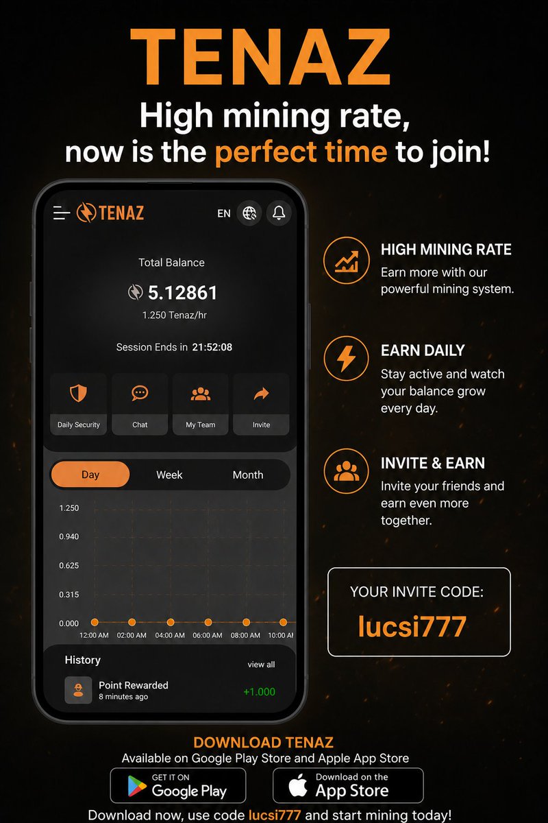 Zsolterdelyi's tweet image. #tenaz #mining #crypto #mobilemining #debitcard #pinetwork #kraken #join